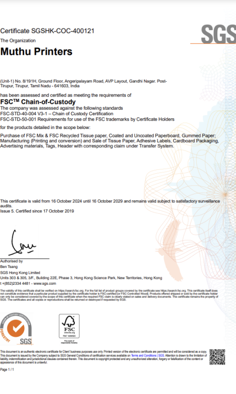 SMETA Certificate